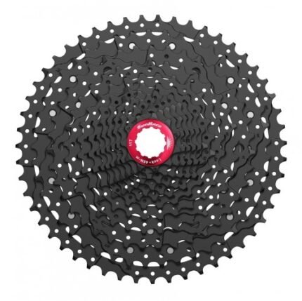 Kassett SunRace 11-30T 12vxl Road Svart krom alu spider