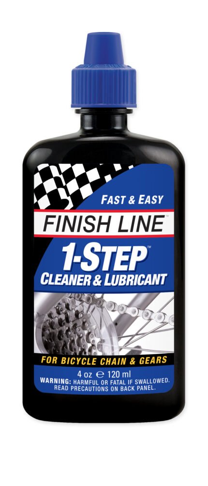 Olja Finish Line 1-Step (Rensar och smörjer) 120ml flaska Blå